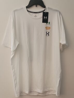 Under Armour White Short Sleeve Logo Graphic Tee